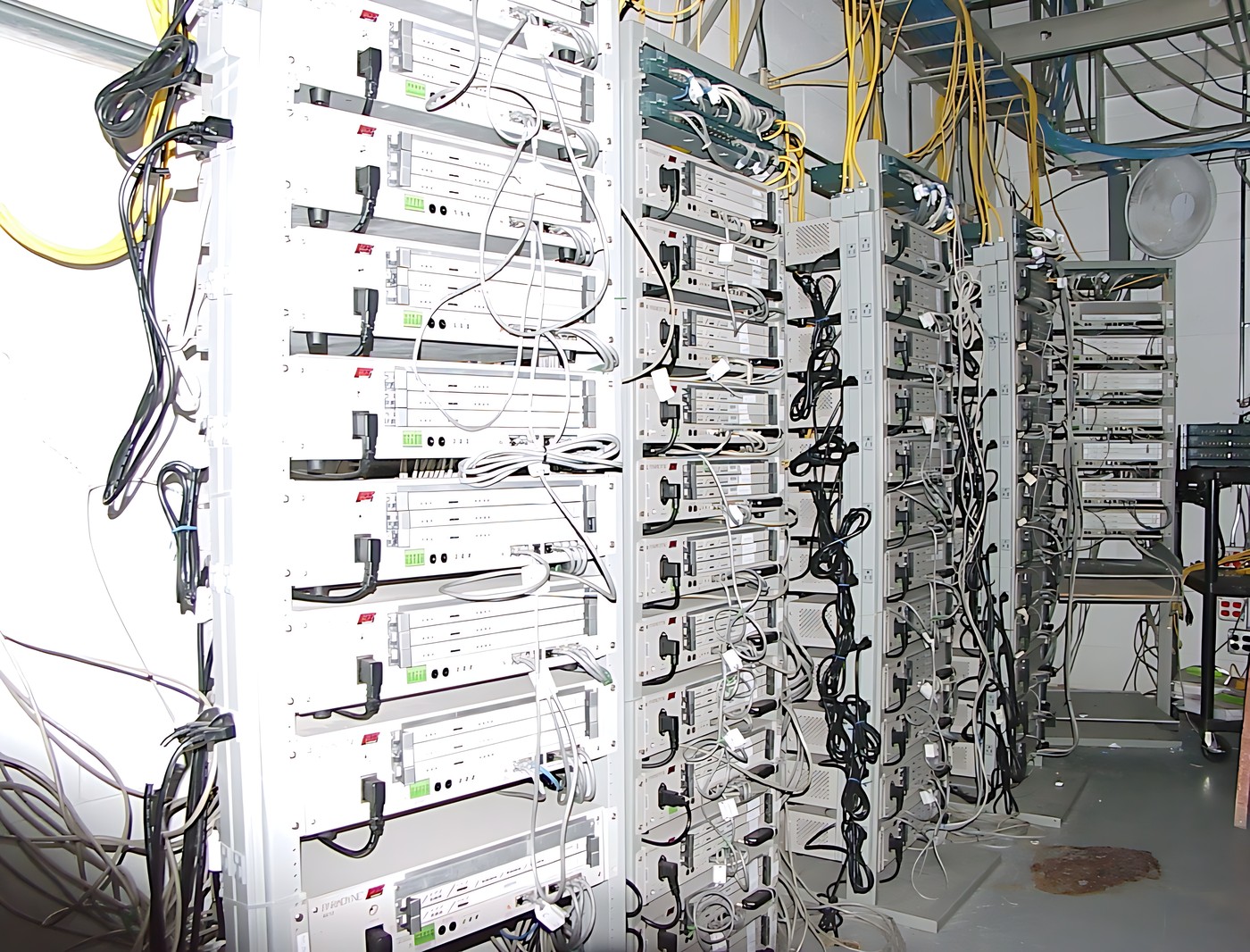 The DSL equipment room