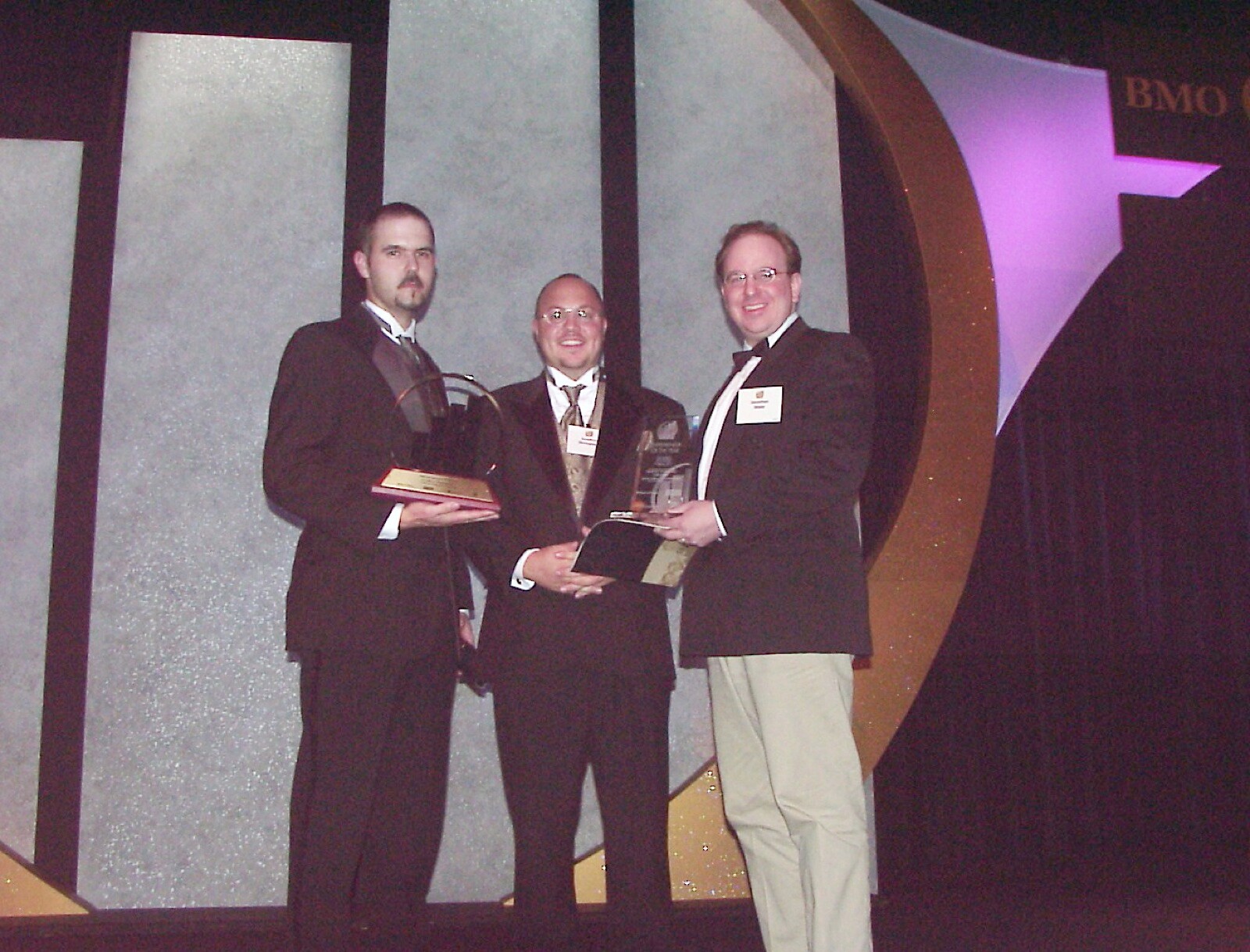 Entrepreneur of the Year 2000 — Jeffrey Shmigelsky and the CADVision team with the trophies