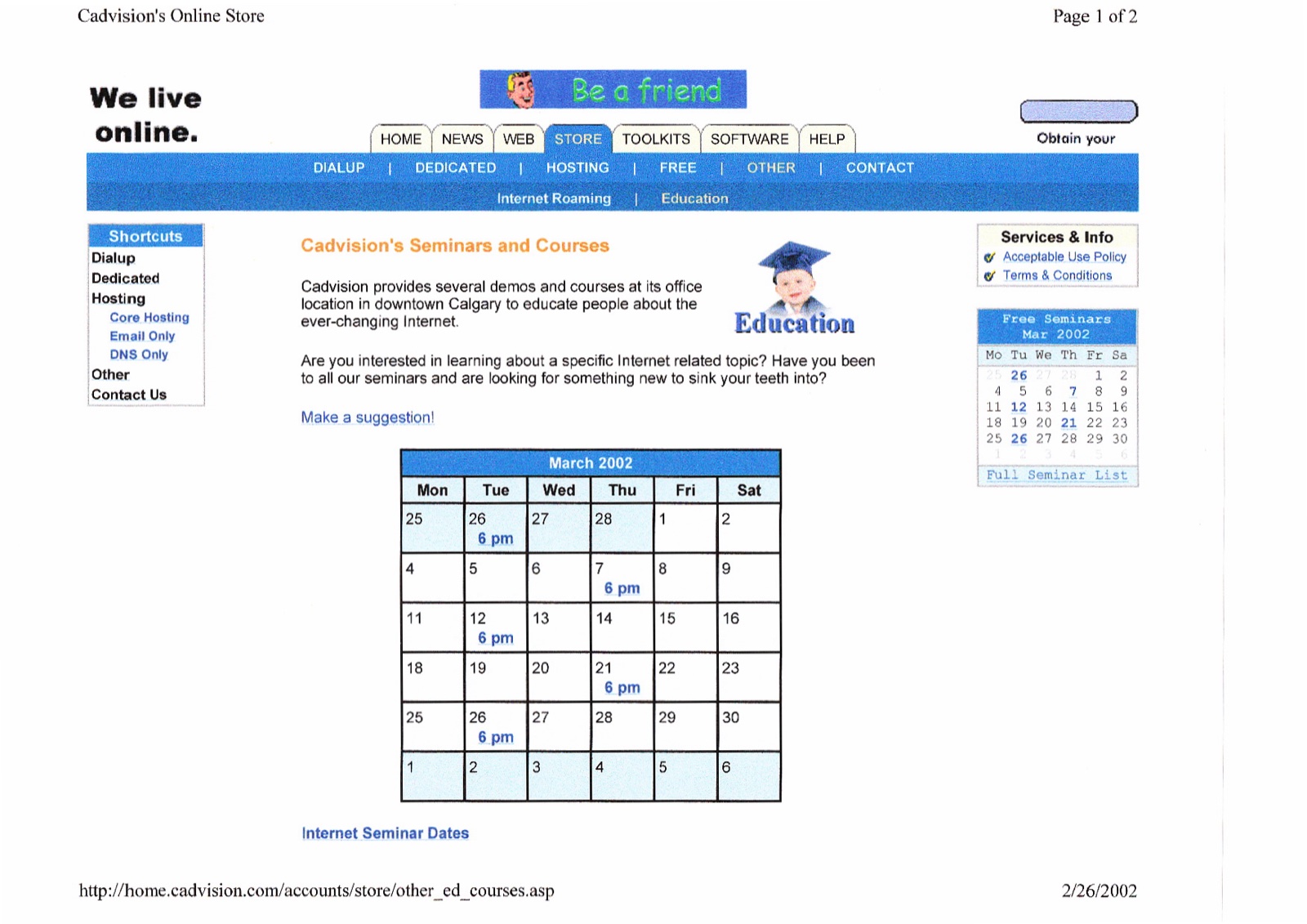 CADVision Online Store